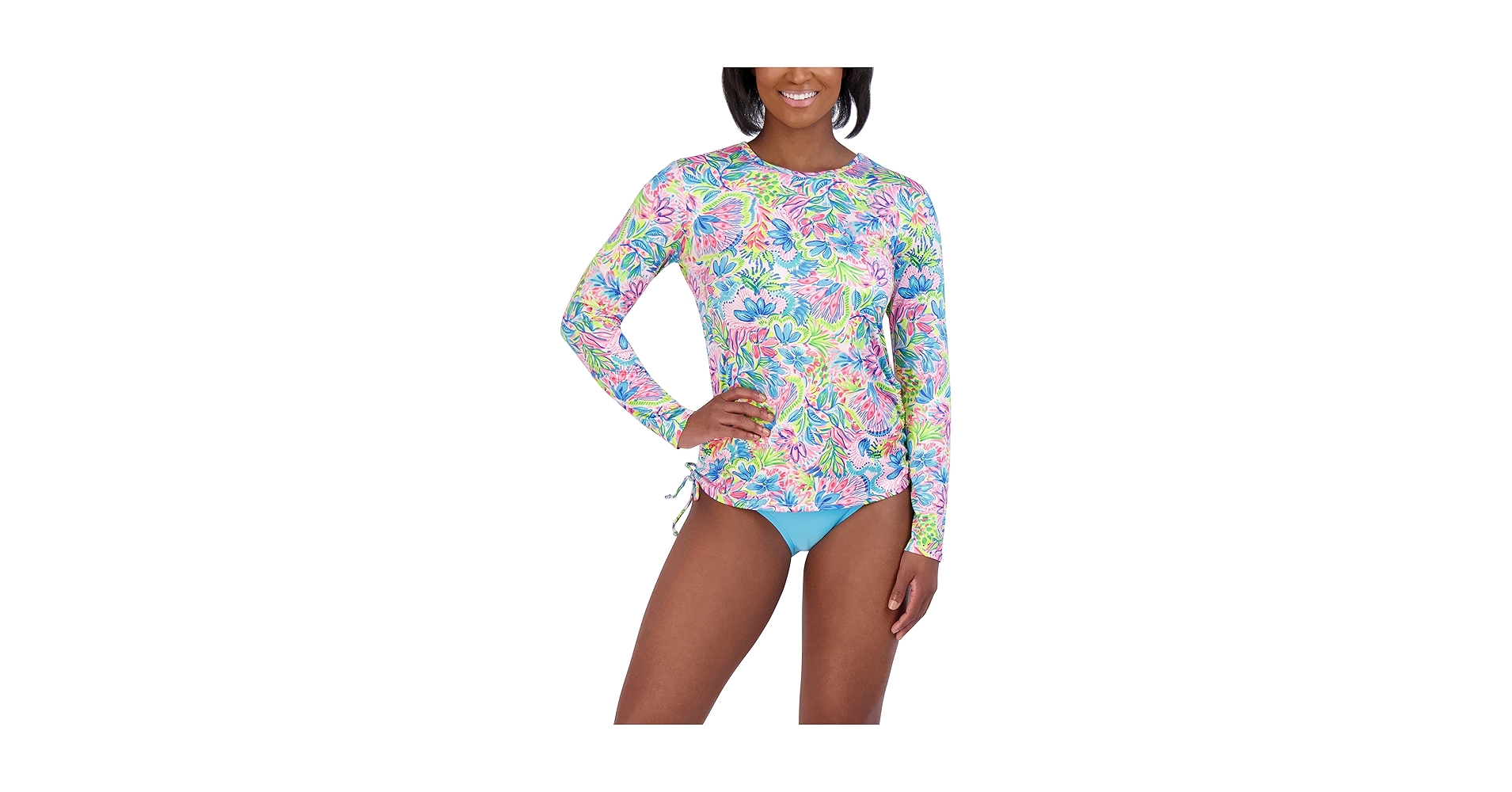Stella Parker Women's Standard Long Sleeve Rash Guard – UPF